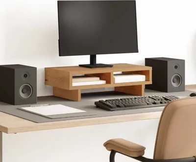 Produktbild von "2026 Promotion" Monitorständer Artisan-Eiche 50x27x15 cm Holzwerkstoff - Monitorständer MM969