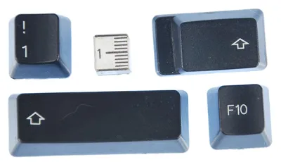 Produktbild von 4x Magnet Set PC Tasten Kühlschrankmagnet Miniblings Tastatur Computer Upcycling