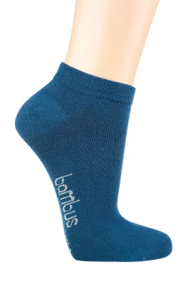 Produktbild von Bambus Viskose Sneakersocken knöchelkurz Jeans Gr. 43-46 3 Paar