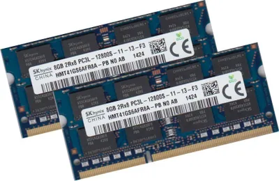 Obrázek produktu pro Hynix 16Gb 2x 8Gb Ram Memory 1600 Mhz DDR3L Pc-12800s HMT41GS6AFR8A-PB, pro Apple