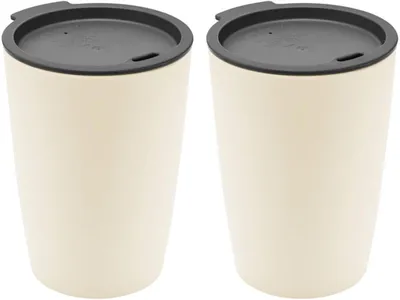 Produktbild von Magu 2er Set Natur-Design Trinkbecher Coffee to Go Beige ca. 310 ml 142465