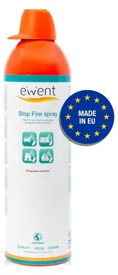 Obrázok produktu pre Ewent EW5621, Vlhká chemická látka, A, B, C, E, Tlakový hasiaci prístroj (neprerušovaný), Handheld, Univerzálne, Oranžová, Biela