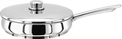 Obrázok produktu pre Stellar 1000 sauté panvica, nehrdzavejúca oceľ, 24 cm, strieborná