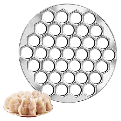 Pelmeni-Maker, 37 Mulden, 25x25 cm, Edelstahl, Knödelformer