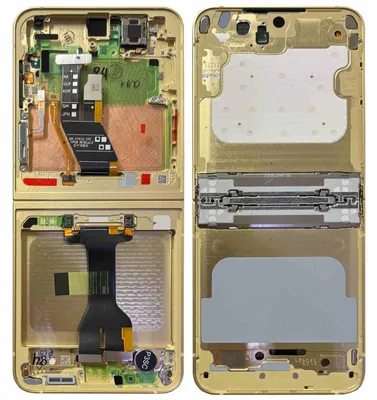 Produktbild von Samsung Display LCD Mittelrahmen für Galaxy Z Flip6 GH82-35016B Ersatzteil Gelb