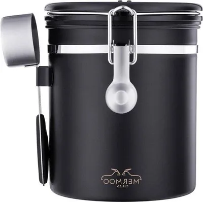 Produktbild von Famanu Kaffeebehälter 1500ML - luftdicht mit Datumstracker und Messlöffel