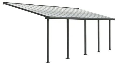 Produktbild von Palram - Canopia Aluminium Terrassenüberdachung Olympia Anthrazit 295x739x305 cm