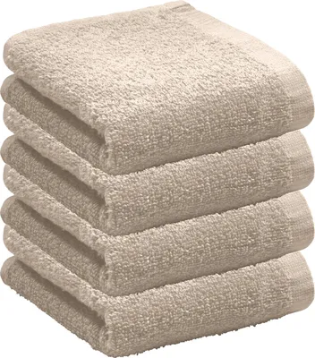 Produktbild von REDBEST Gästetuch Oceanside" 4er-Pack beige 30x50 cm"