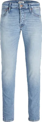 Produktbild von Jack & Jones 12204334, Blau, Jeans, Baumwolle, Elasthan, Nicht bleichen, Schonwaschgang (40°C), 1 Stück(e)