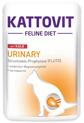 Productafbeelding van Kattovit Urinary, voor volwassen katten, met kalfsgehakt, 85 gram