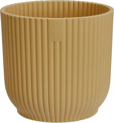 Produktbild von elho® Vibes Übertopf Fold Mini Buttergelb Ø 7 cm - Kunststoff