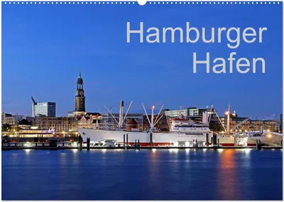 Produktbild von Hamburger Hafen (Wandkalender 2026 DIN A2 quer), CALVENDO Monatskalender