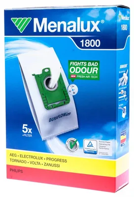 Zdjęcie produktu dla Menalux 1800, Worek na kurz, Cylinder próżniowy, Wielobarwny, AEG, 3000 Bagged cleaner 5000 Bagged cleaner 6000 Bagged cleaner 8000 Bagged cleaner APOrigin...