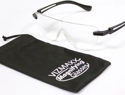Produktbild von Vizmaxx Vergrößerungsbrille Zauberbrille Lupenbrille Lupe - 160% Vergrößerung