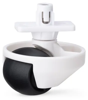 Produktbild von kwmobile Front Laufrad kompatibel mit Roborock S65/S55 Max/S65 Pure/S45 Max/S7/S75/S7 Max/T7S Plus/G10 - Vorderrad Ersatz Rad Frontrolle - Staubsauger