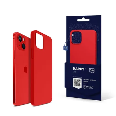 Zdjęcie produktu dla Etui 3MK Hardy Case do iPhone 14 Plus czerwony MagSafe