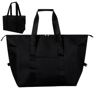 Image de Sac isotherme pliable, grande capacité, 20 litres, noir