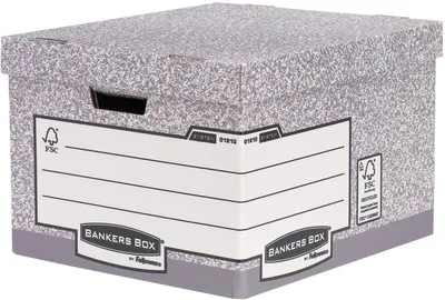 Image de Fellowes 01810-FFEU Fellowes Archivbox 29.4x38.7x44.5cm grau             10er