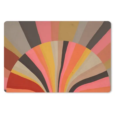 Produktbild von MuchoWow® Mauspad Mousepad Abstrakt -Kunst -Formen 27x18 cm - Mousepads - Maus Mat - Pad - Mausunterlage - Büroartikel - Desk Matten