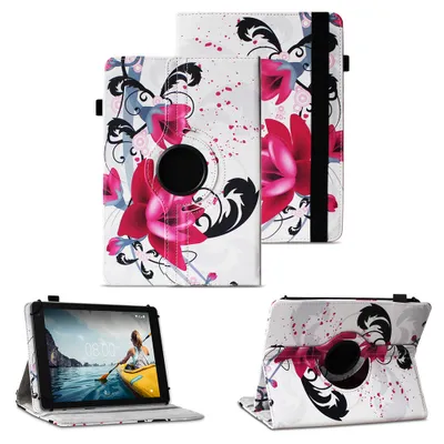 Produktbild von Tablet Hülle für Medion Lifetab E10713 E10421 E10512 Schutzhülle Case DrehbarFarben:Motiv 7