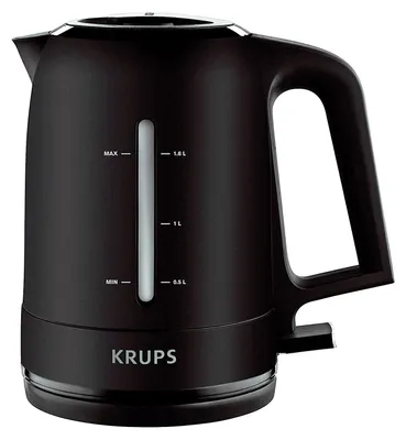 Obrázok produktu pre Krups BW2448, 1,6 L, Čierna, Plast, Indikátor úrovne vody, Filtrovanie