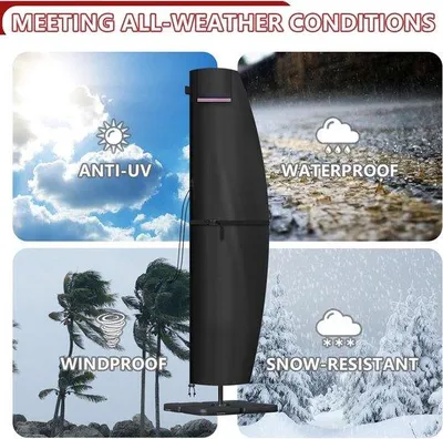 Obrázok produktu pre Ochranný obal Famanu pre slnečníky, rozmery 220x40/70/50 cm – odolný voči poveternostným vplyvom a UV žiareniu
