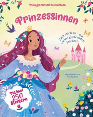 Obrázek produktu pro Mein glitzerndes Stickerbuch. Prinzessinnen