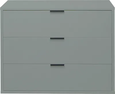 Produktbild von Kommode >Boulder< in Pine Green matt Lack BG - 81x67x45cm (BxHxT)