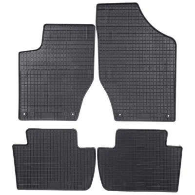 Zdjęcie produktu dla do Peugeot 308 od 09/2007-08/2013 gumowe dywaniki PETEX 4-częściowe czarne dywaniki na każdą pogodę gumowe dywaniki podłogowe