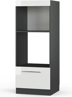 A studio shot of a kitchen cabinet unit.