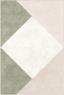 Obrázok produktu pre Conceptum, koberec, 160x230 cm, 100% polyester, zelený, protišmykový, ľahko udržiavateľný