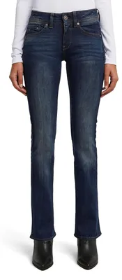 Productafbeelding van G-STAR damesbroek, model Midge, bootcut, blauw, maat 27W x 28L