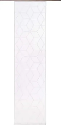 Produktbild von Flächenvorhang - 60 x 245 cm - Cremeweiß - Polyester