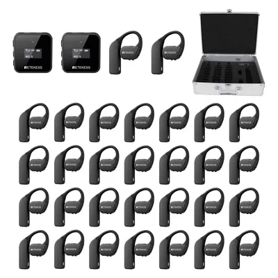 Productafbeelding van Retekess TT135 toursysteem, audiosysteem, eenvoudige koppeling met één druk op de knop, Bluetooth voor vertaalsoftware, geschikt voor reisbureaus, fabrieken, en draadloze microfoons