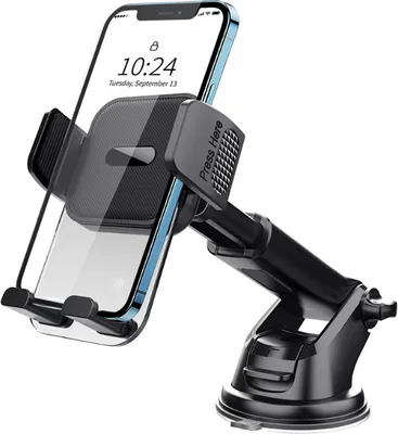 Produktbild von INF Autotelefonhalterung für Armaturenbrett und Lüftungsschlitz Grau