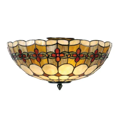Obrázok produktu pre Stropné svietidlo Tiffany 40 cm viacfarebné