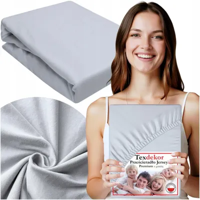 Produktbild von Texdekor Spannbettlaken Jersey 160x200 cm 100% Baumwolle