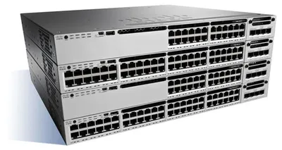 Immagine prodotto di Cisco Catalyst WS-C3850-24S-E, gestito, L3, montaggio a rack