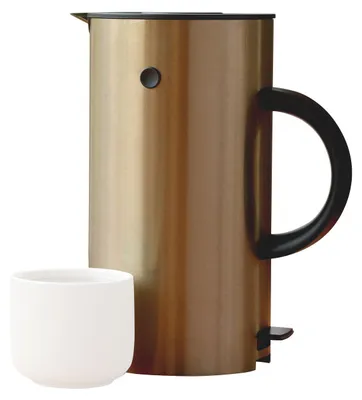 Zdjęcie produktu dla Stelton EM 77 Wasserkocher 1.5l brushed brass