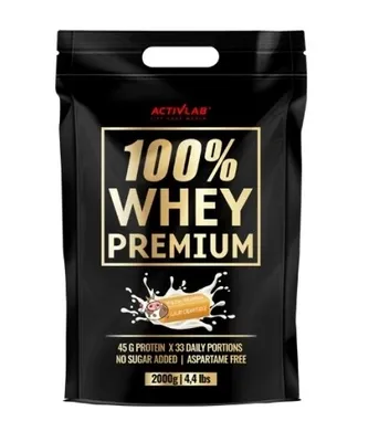 Immagine prodotto di Activlab Whey Premium 2000g CONCENTRATO DI PROTEINE DI GRANO LATTE WPC