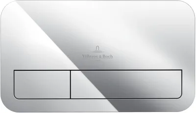 Image de Villeroy & Boch ViConnect Plaque de déclenchement WC 200S, Chromé