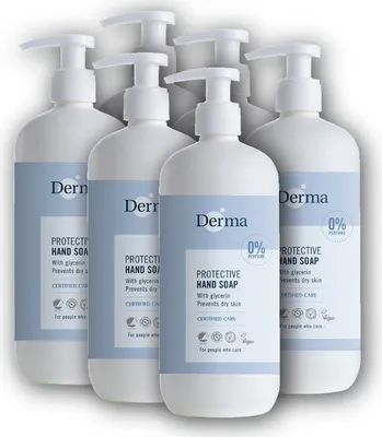 Produktbild von Derma Family Vorteilspackung - HandSeife - 6 x 500 ML