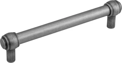 Produktbild von SOTECH Möbelgriff ALTHEA BA 128 mm Altsilberoptik Stil-/ Landhausgriff