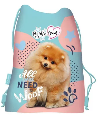 Produktbild von Kordelzugbeutel - Kordelzug Turnbeutel String Schwimmbeutel Kordelzug, Rucksack Streifen für Fitnessstudio Schwimmen Schuhbeutel -Hund Motiv 43,5 x 33
