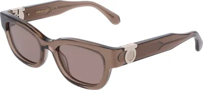 Produktbild von Ferragamo SF2067S Transparent brown 52/20/140 Damen Sonnenbrillen