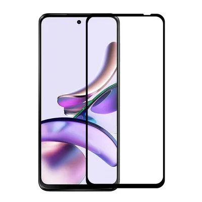 A screen protector for a smartphone, shown from the front.