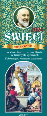 Produktbild von Kalendarz 2024 Święci orędownicy w chorobach w modlitwie w trudnych sprawach - (Literatur, Religion auf Polnisch)