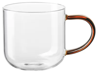 Produktbild von Asa Henkelbecher Coppa Glas Braun (400ml)