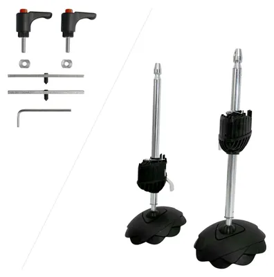 Verstellbare Sicherheitsfüße für Leitern, 220 mm, 150 kg
