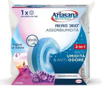 Image de Ariasana 2092214 recharge d'absorbeur d'humidité Absorbeur (unité) Absorbeur d'humidité et d'odeur